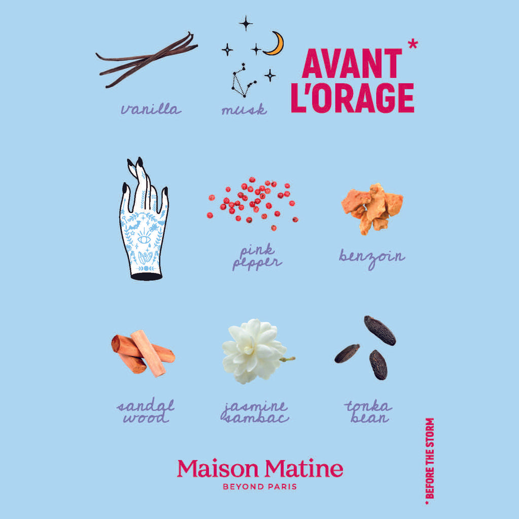 AVANT L'ORAGE x MAISON MATINE