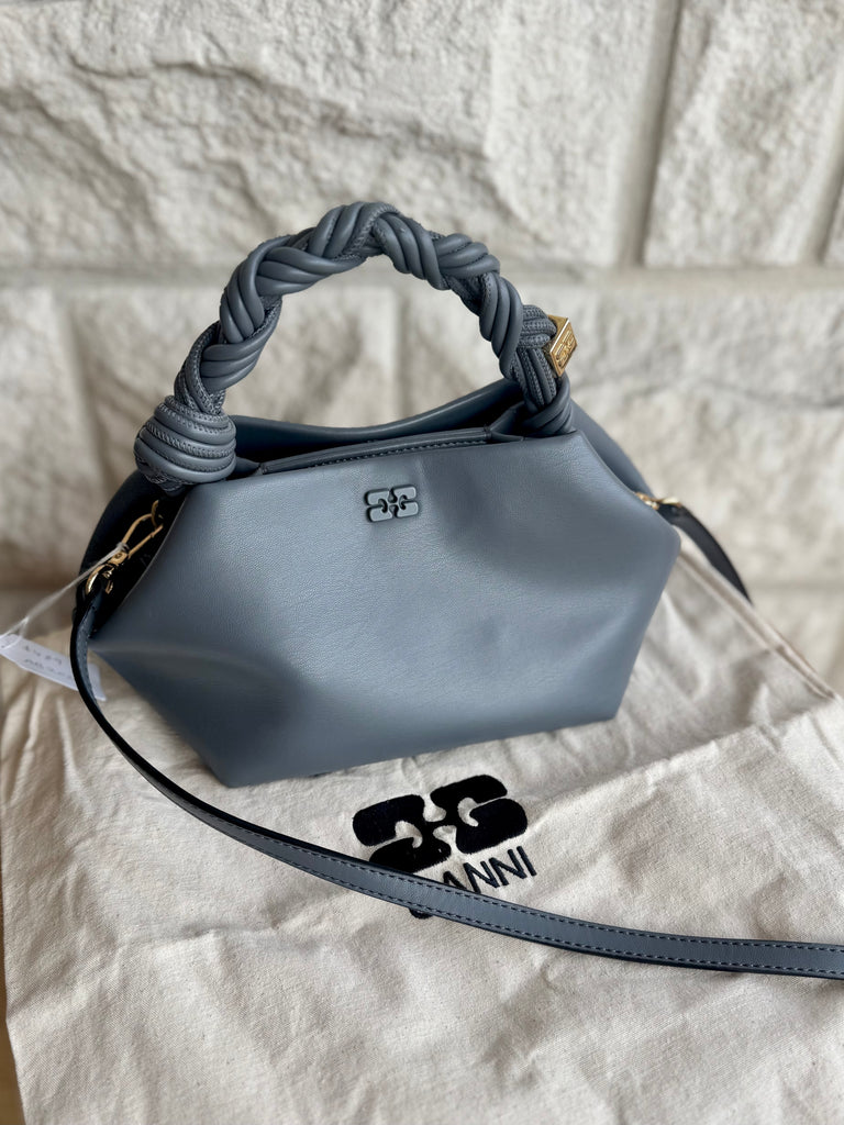 GANNI - SMALL BOU BAG - GRAY