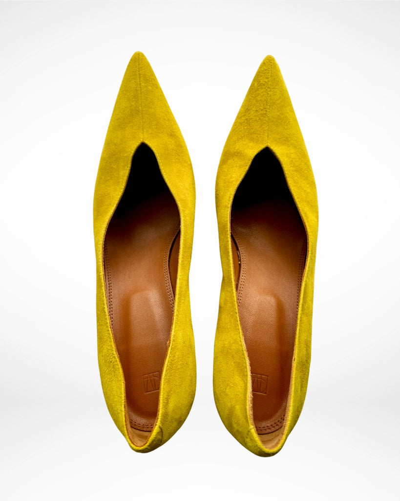 CAMILLA AND MARC - CELIA POINTY PUMP - CITRON YELLOW