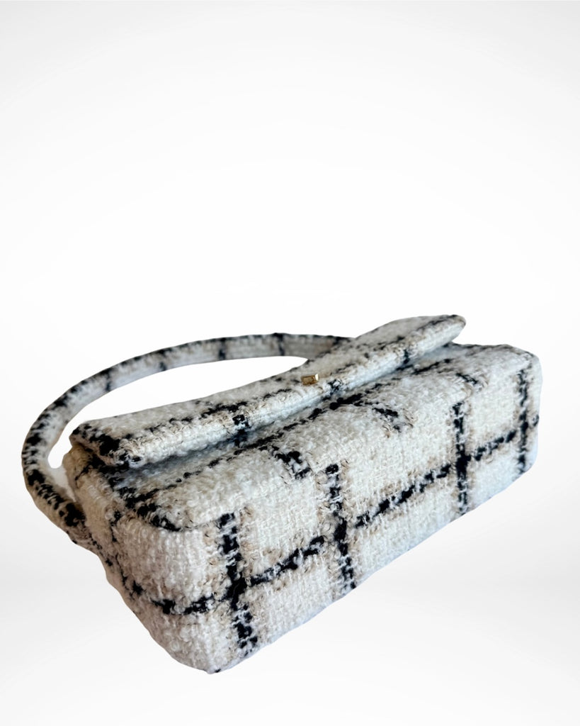 ANINE BING - NICO TWEED SHOULDER BAG