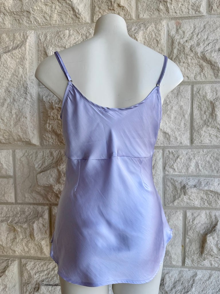 FLANNEL - SILKY CAMISOLE - LILAC