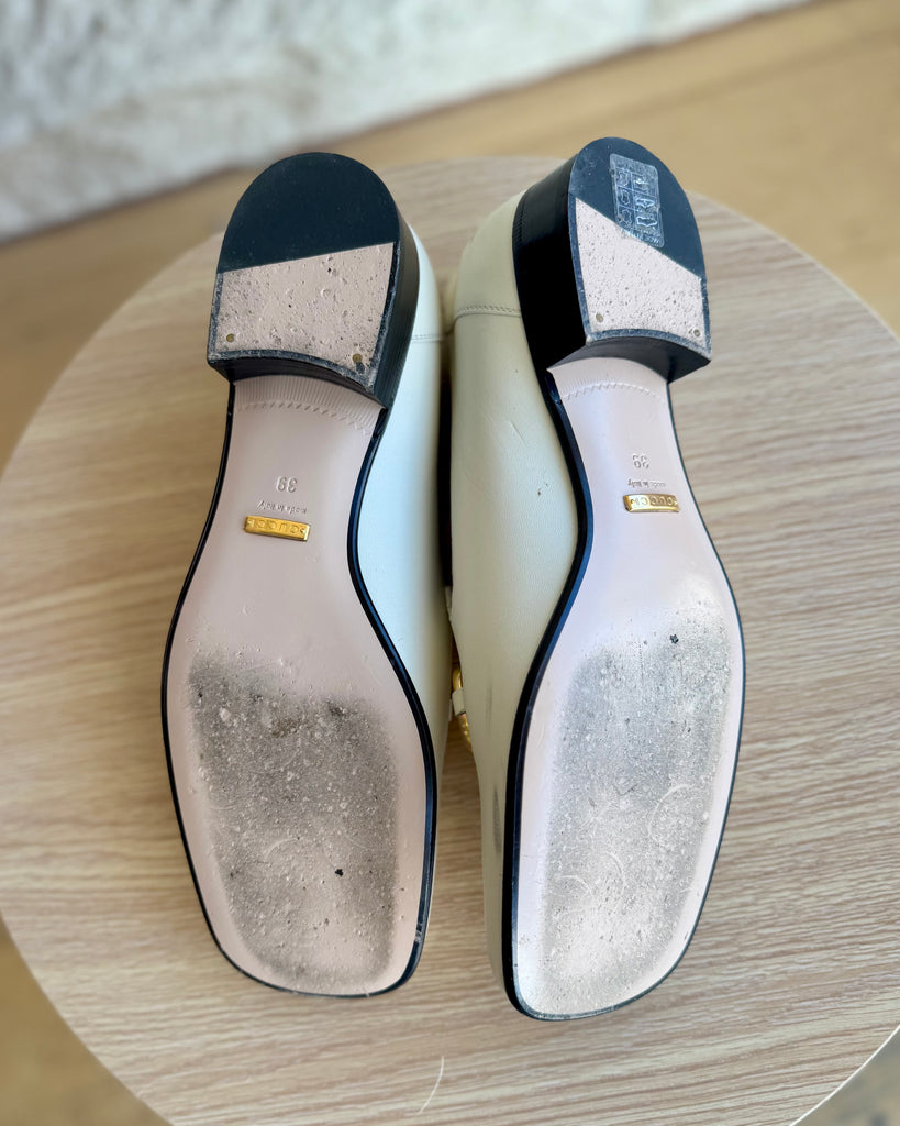 GUCCI - LEATHER HORSEBIT LOAFERS