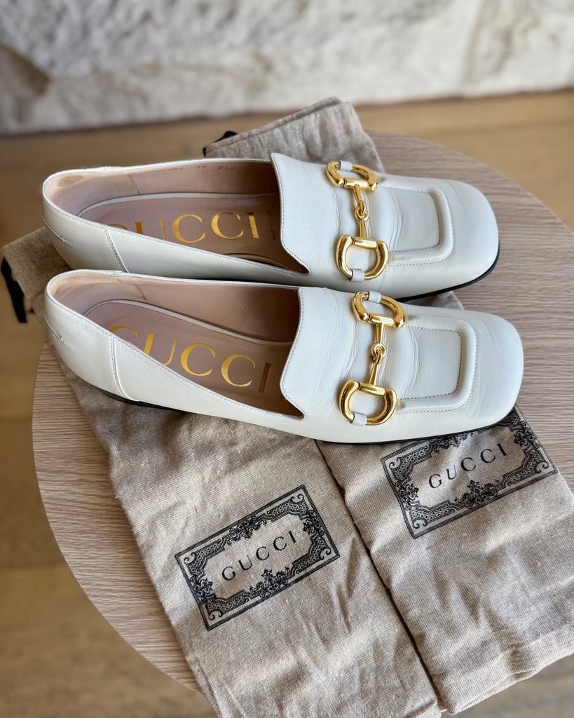 GUCCI - LEATHER HORSEBIT LOAFERS
