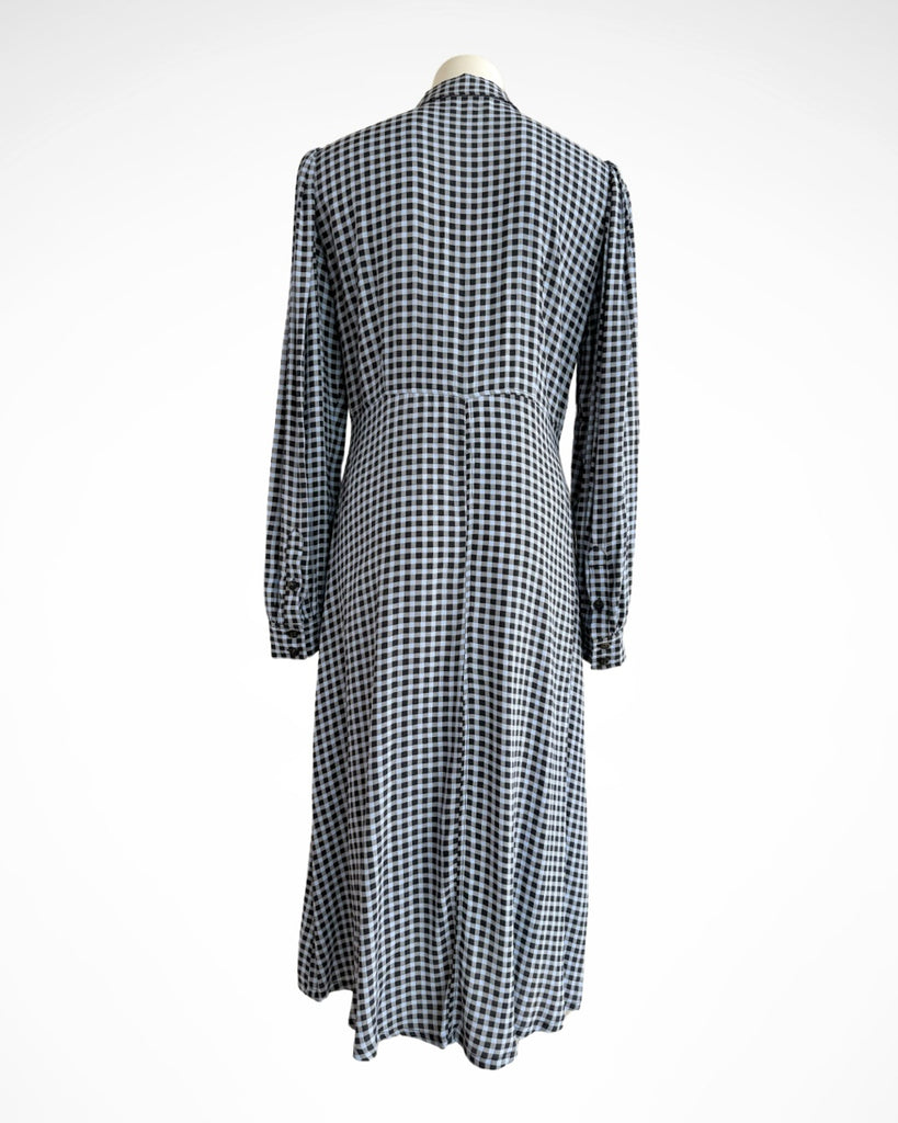 GANNI - CHECK SHIRT DRESS