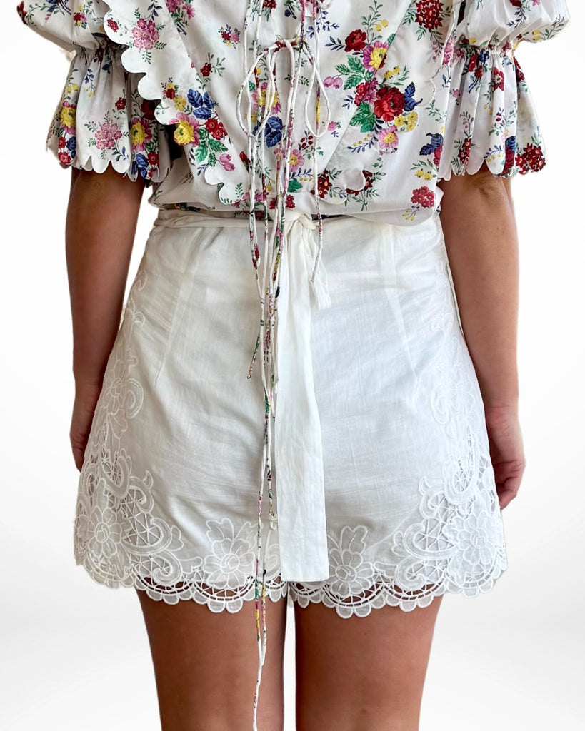 ZIMMERMANN - LULU SCALLOP SHORTS