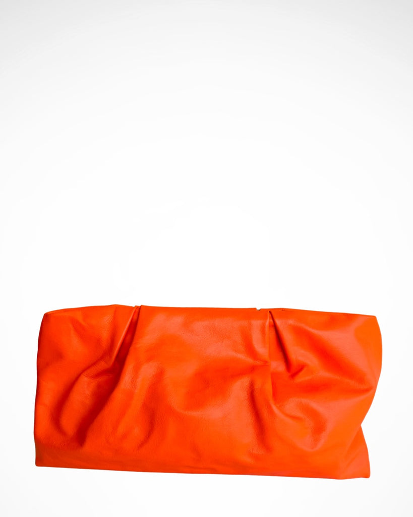 MA JOIE - SANDRA CLUTCH - NEON TANGERINE