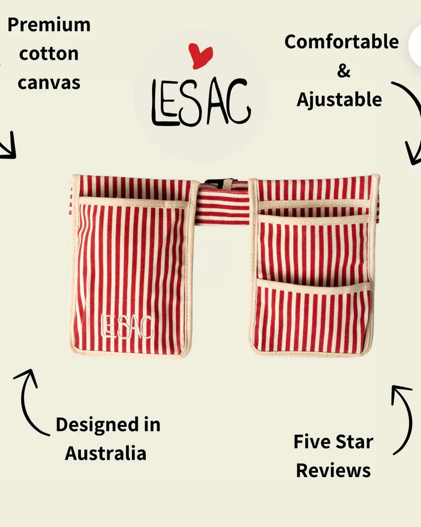LE SAC - GARDENING BELT - RED STRIPE