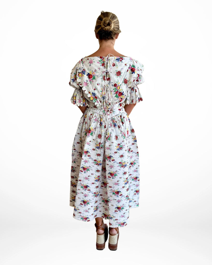 HORROR VACUI - FLORAL BLOUSE & SKIRT SET