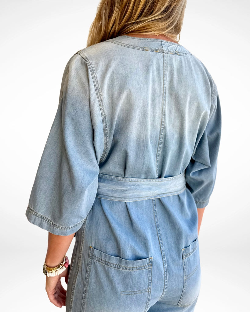 FLANNEL - SOFT DENIM JUMPSUIT