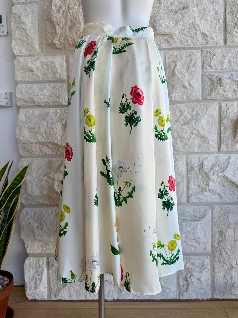 OROTON - POPPY PRINT SKIRT