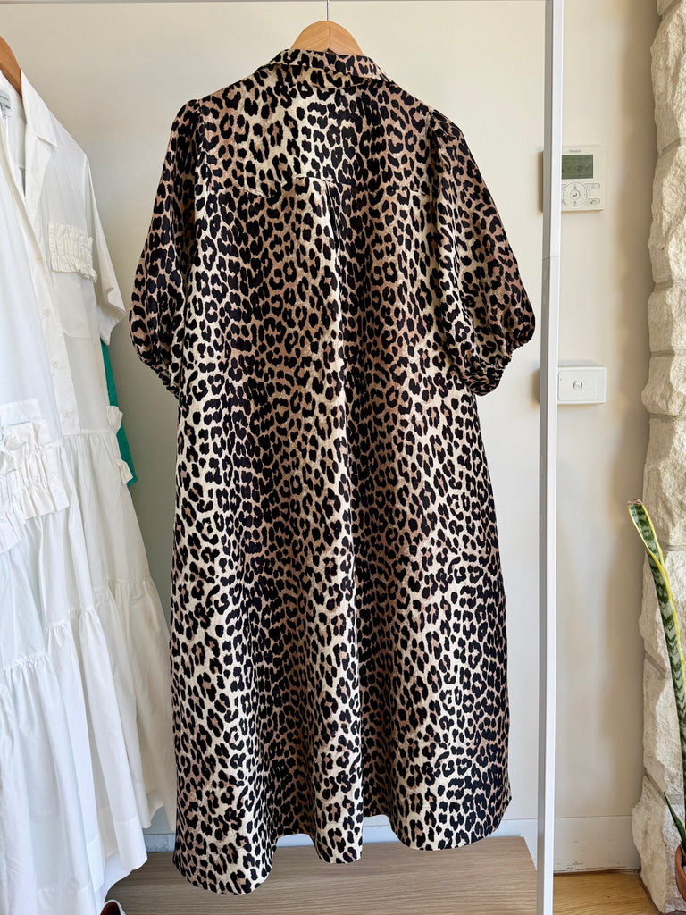 GANNI - LEOPARD DRESS