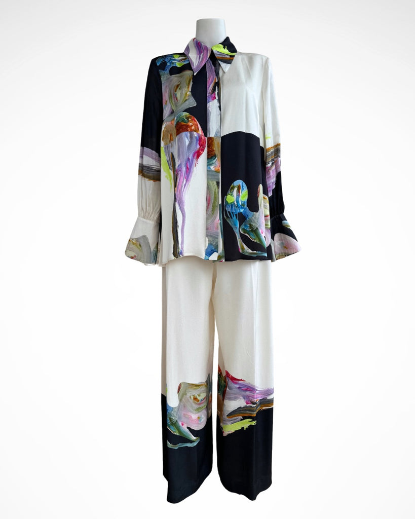 ALEMAIS - JEDDA GRAPHIC PRINT - SHIRT & PANTS SET