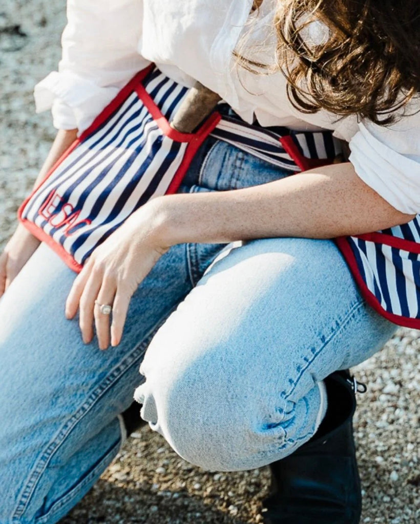 LE SAC - GARDENING BELT - NAVY STRIPE