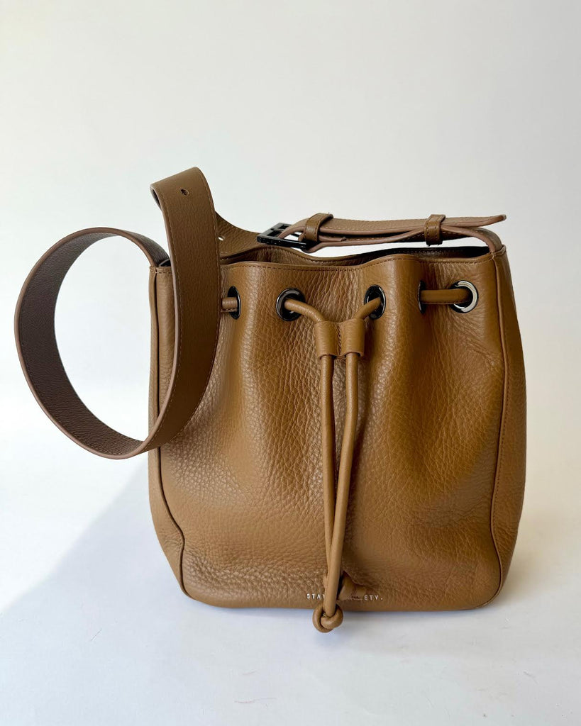 STATUS ANXIETY - SECLUSION BAG - TAN LEATHER