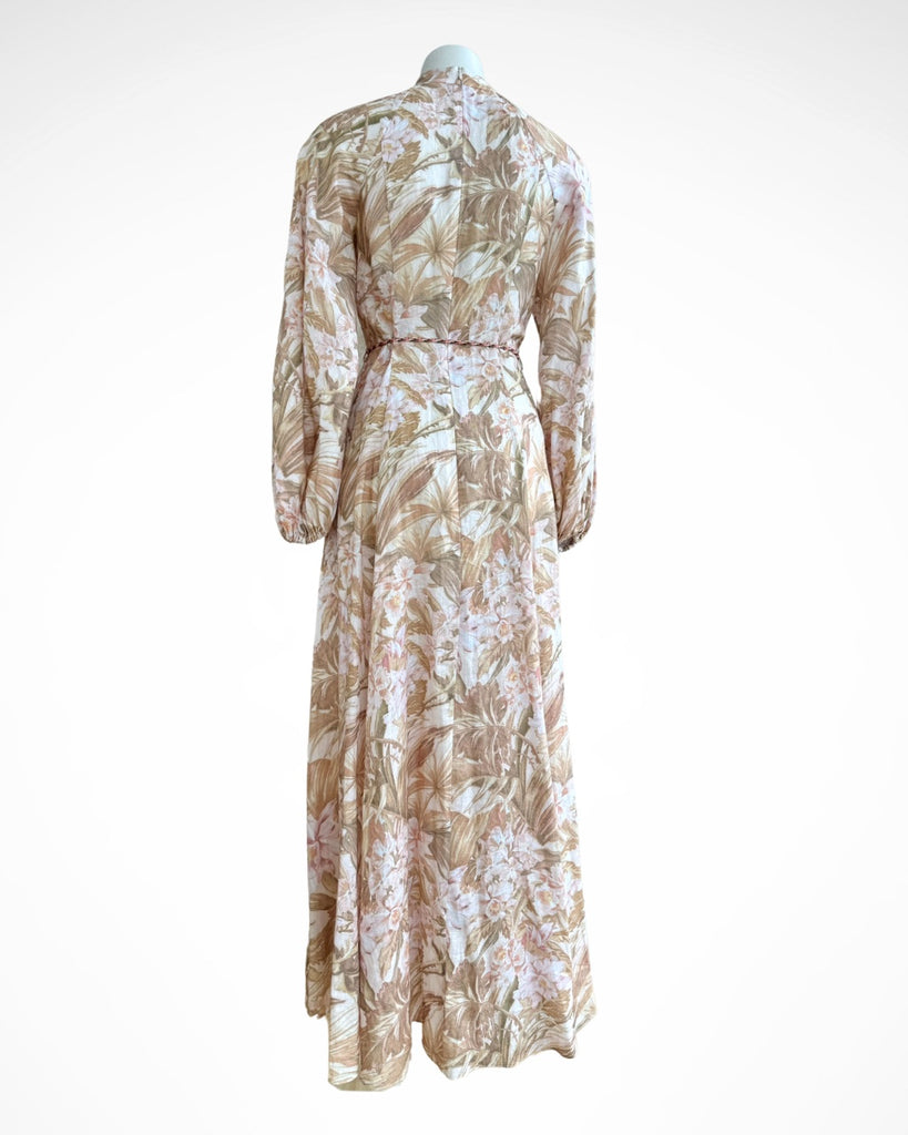 ZIMMERMANN - ANDIE BILLOW LONG SLEEVE MAXI DRESS