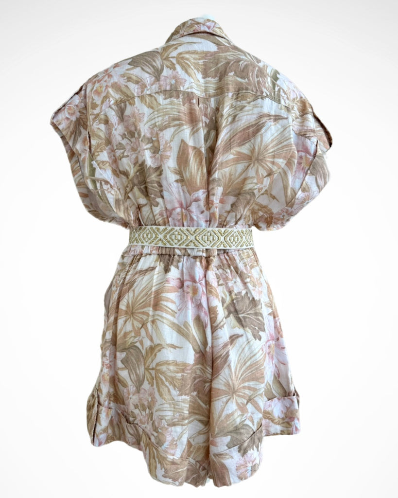 ZIMMERMANN - ANDIE PLAYSUIT - SEPIA FLORAL