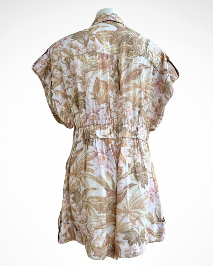 ZIMMERMANN - ANDIE PLAYSUIT - SEPIA FLORAL