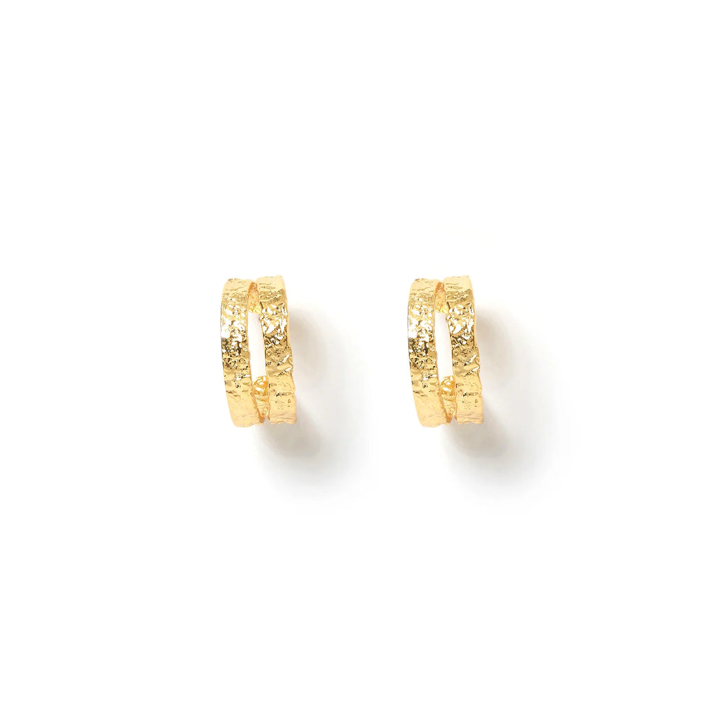 ELODI GOLD HOOP EARRINGS